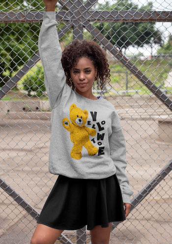 Jordan 1 Yellow Toe Sneaker Match Tees Hello Bear Sneaker Tees Jordan 1 Yellow Toe Sneaker Release Tees Unisex Shirts