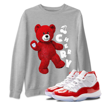 Jordan 11 Cherry Sneaker Match Tees Hello Bear Sneaker Tees Jordan 11 Cherry Sneaker Release Tees Unisex Shirts