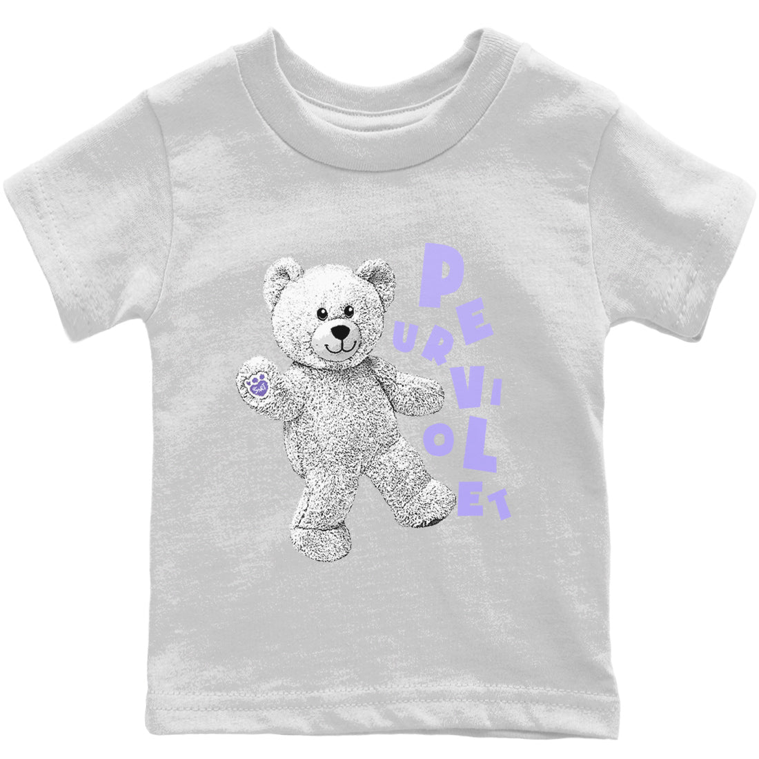 Jordan 11 Pure Violet Sneaker Match Tees Hello Bear Sneaker Tees Jordan 11 Pure Violet Sneaker Release Tees Kids Shirts