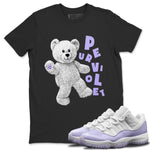 Jordan 11 Pure Violet Sneaker Match Tees Hello Bear Sneaker Tees Jordan 11 Pure Violet Sneaker Release Tees Unisex Shirts