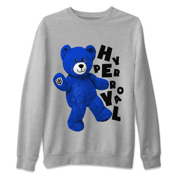 Jordan 12 Hyper Royal Sneaker Match Tees Hello Bear Sneaker Tees Jordan 12 Hyper Royal Sneaker Release Tees Unisex Shirts