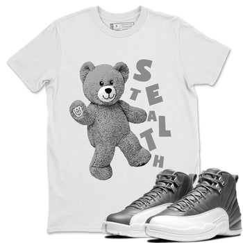 Jordan 12 Stealth Sneaker Match Tees Hello Bear Sneaker Tees Jordan 12 Stealth Sneaker Release Tees Unisex Shirts