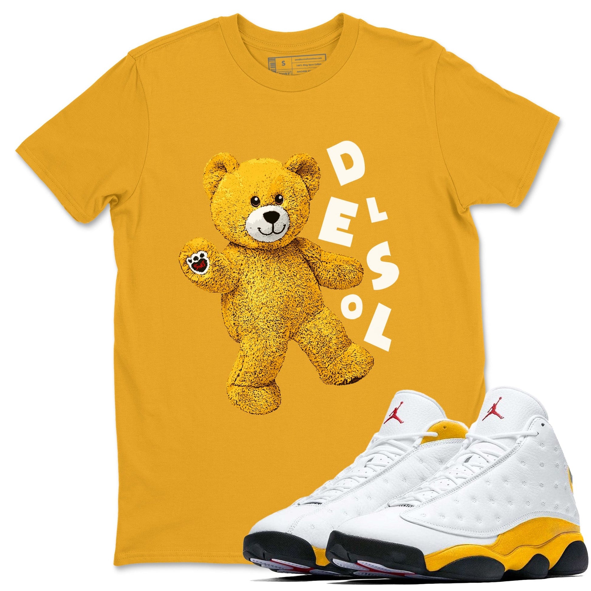 Jordan 13 Del Sol Sneaker Match Tees Hello Bear Sneaker Tees Jordan 13 Del Sol Sneaker Release Tees Unisex Shirts