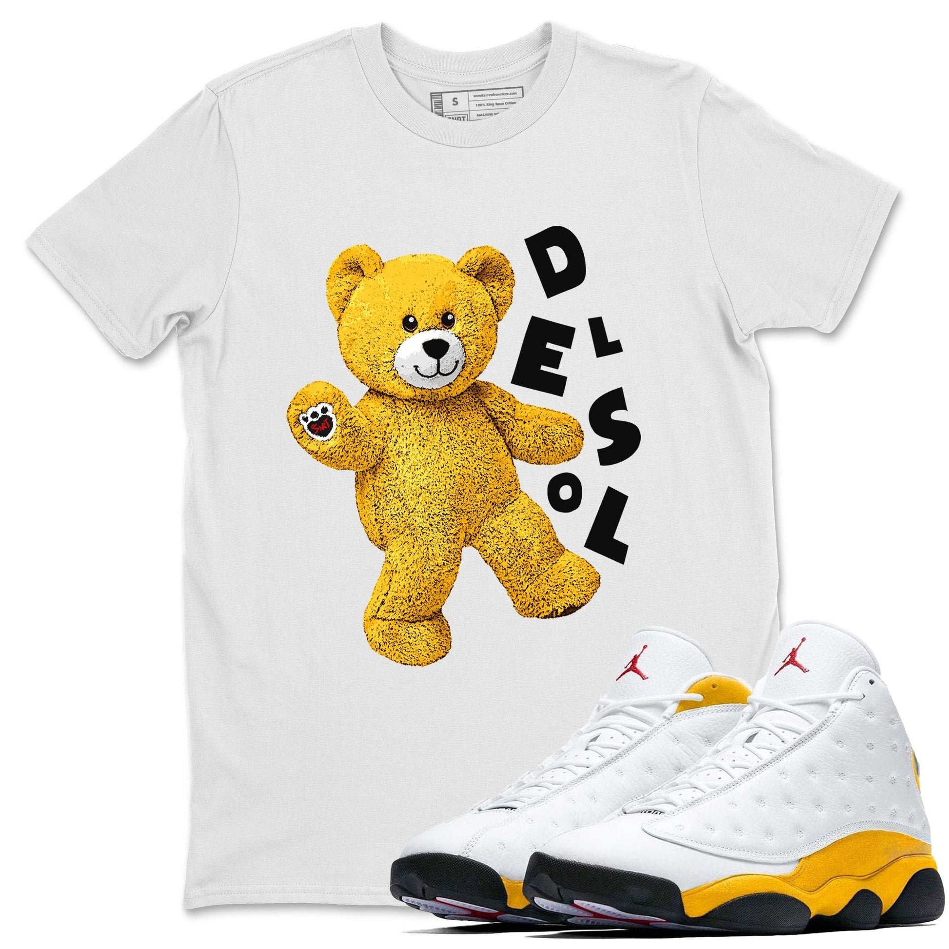 Jordan 13 Del Sol Sneaker Match Tees Hello Bear Sneaker Tees Jordan 13 Del Sol Sneaker Release Tees Unisex Shirts