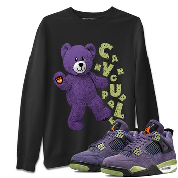 Jordan 4 Canyon Purple Sneaker Match Tees Hello Bear Sneaker Tees Jordan 4 Canyon Purple Sneaker Release Tees Unisex Shirts