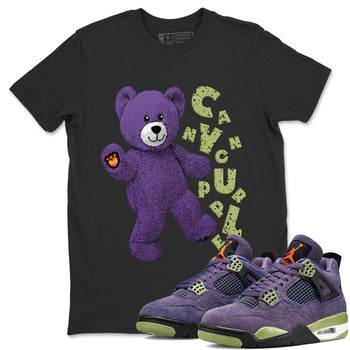 Jordan 4 Canyon Purple Sneaker Match Tees Hello Bear Sneaker Tees Jordan 4 Canyon Purple Sneaker Release Tees Unisex Shirts