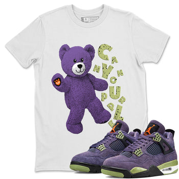 Jordan 4 Canyon Purple Sneaker Match Tees Hello Bear Sneaker Tees Jordan 4 Canyon Purple Sneaker Release Tees Unisex Shirts