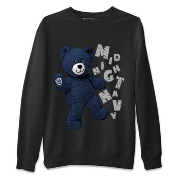 Jordan 4 Midnight Navy Sneaker Match Tees Hello Bear Sneaker Tees Jordan 4 Midnight Navy Sneaker Release Tees Unisex Shirts