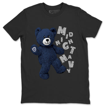 Jordan 4 Midnight Navy Sneaker Match Tees Hello Bear Sneaker Tees Jordan 4 Midnight Navy Sneaker Release Tees Unisex Shirts