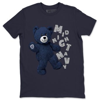 Jordan 4 Midnight Navy Sneaker Match Tees Hello Bear Sneaker Tees Jordan 4 Midnight Navy Sneaker Release Tees Unisex Shirts