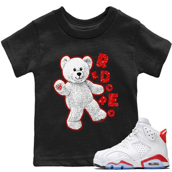 Jordan 6 Red Velvet Cookies Sneaker Match Tees Hello Bear Sneaker Tees Jordan 6 Red Velvet Cookies Sneaker Release Tees Kids Shirts