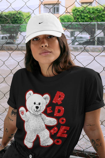 Jordan 6 Red Velvet Cookies Sneaker Match Tees Hello Bear Sneaker Tees Jordan 6 Red Velvet Cookies Sneaker Release Tees Unisex Shirts