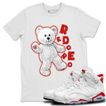 Jordan 6 Red Velvet Cookies Sneaker Match Tees Hello Bear Sneaker Tees Jordan 6 Red Velvet Cookies Sneaker Release Tees Unisex Shirts