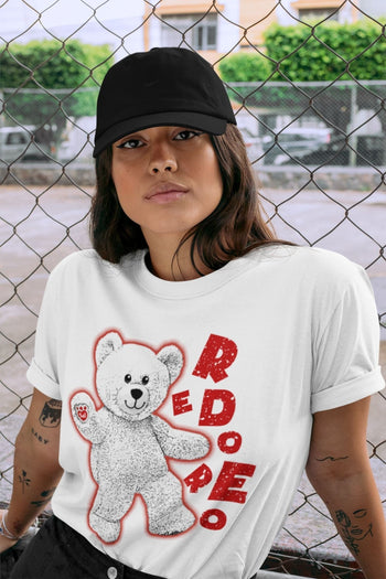 Jordan 6 Red Velvet Cookies Sneaker Match Tees Hello Bear Sneaker Tees Jordan 6 Red Velvet Cookies Sneaker Release Tees Unisex Shirts