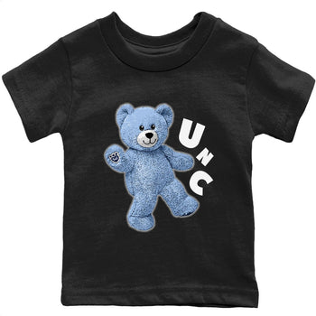 Jordan 6 UNC Sneaker Match Tees Hello Bear Sneaker Tees Jordan 6 UNC Sneaker Release Tees Kids Shirts