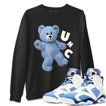 Jordan 6 UNC Sneaker Match Tees Hello Bear Sneaker Tees Jordan 6 UNC Sneaker Release Tees Unisex Shirts