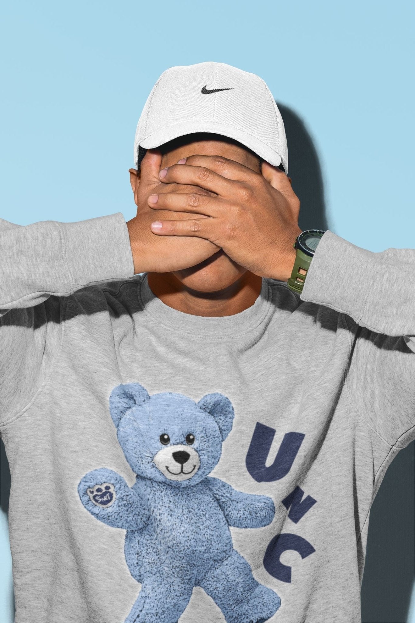 Jordan 6 UNC Sneaker Match Tees Hello Bear Sneaker Tees Jordan 6 UNC Sneaker Release Tees Unisex Shirts