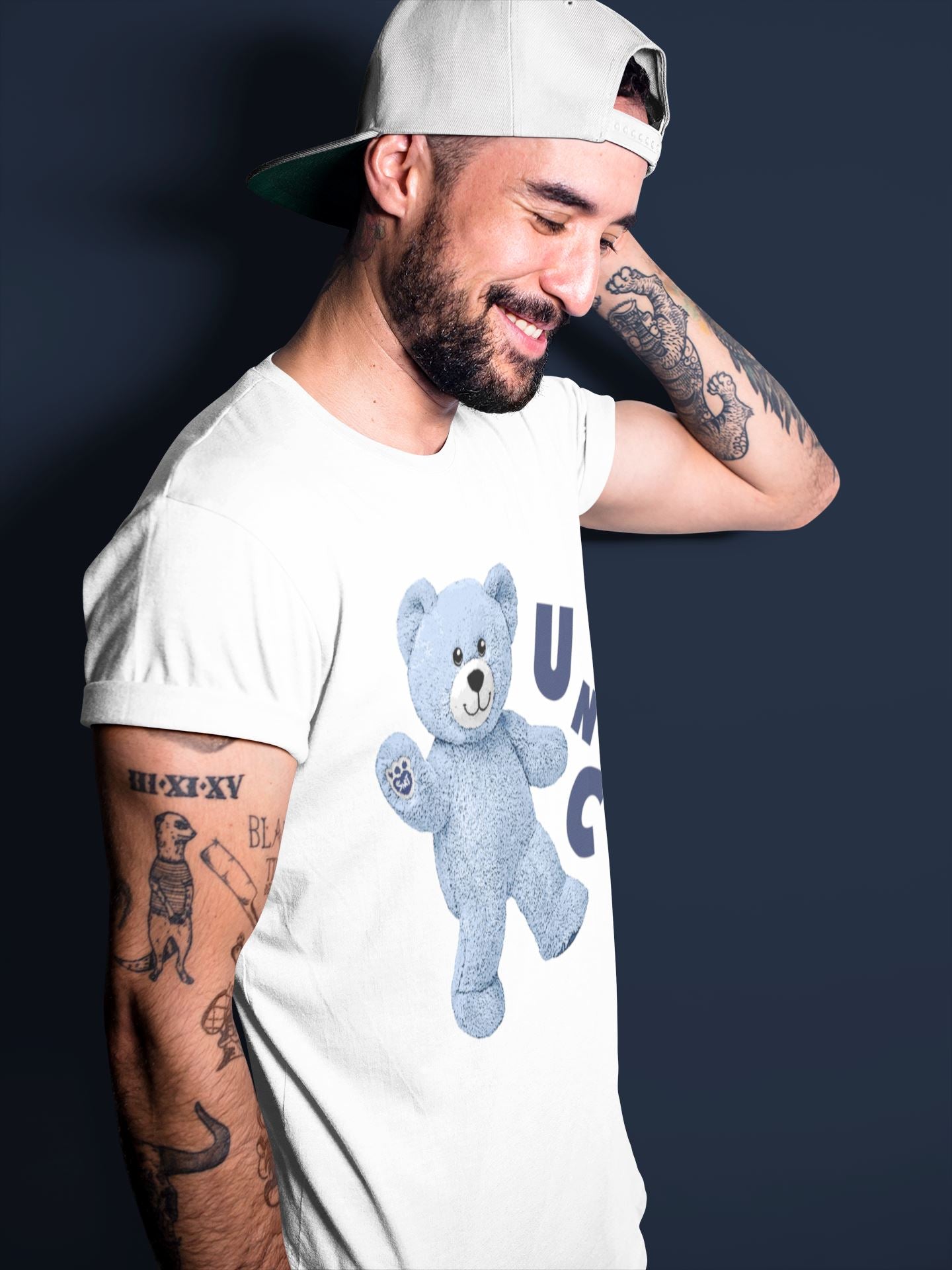 Jordan 6 UNC Sneaker Match Tees Hello Bear Sneaker Tees Jordan 6 UNC Sneaker Release Tees Unisex Shirts