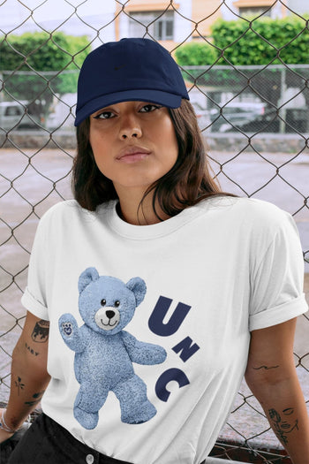 Jordan 6 UNC Sneaker Match Tees Hello Bear Sneaker Tees Jordan 6 UNC Sneaker Release Tees Unisex Shirts