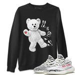 Yeezy 350 Zebra Sneaker Match Tees Hello Bear Sneaker Tees Yeezy 350 Zebra Sneaker Release Tees Unisex Shirts