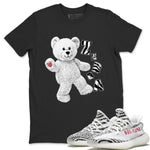 Yeezy 350 Zebra Sneaker Match Tees Hello Bear Sneaker Tees Yeezy 350 Zebra Sneaker Release Tees Unisex Shirts