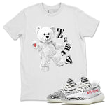 Yeezy 350 Zebra Sneaker Match Tees Hello Bear Sneaker Tees Yeezy 350 Zebra Sneaker Release Tees Unisex Shirts