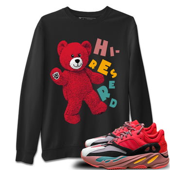 Yeezy 700 Hi-Res Red Sneaker Match Tees Hello Bear Sneaker Tees Yeezy 700 Hi-Res Red Sneaker Release Tees Unisex Shirts