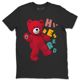 Yeezy 700 Hi-Res Red Sneaker Match Tees Hello Bear Sneaker Tees Yeezy 700 Hi-Res Red Sneaker Release Tees Unisex Shirts