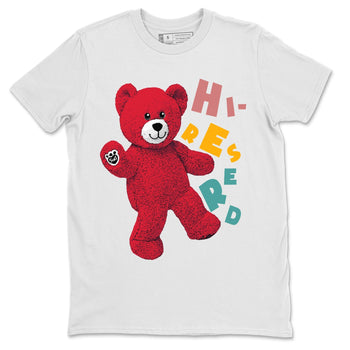 Yeezy 700 Hi-Res Red Sneaker Match Tees Hello Bear Sneaker Tees Yeezy 700 Hi-Res Red Sneaker Release Tees Unisex Shirts