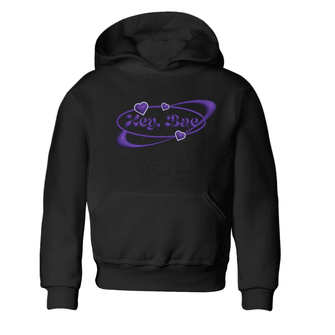Air Jordan 12 Field Purple Sneaker Match Tees Hey Bae Sneaker Tees AJJordan 12 Lakers Sneaker Release Tees Kids Shirts Black 2