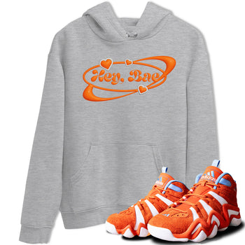 Crazy 8 Team Orange shirt to match jordans Hey Bae sneaker tees Adidas Crazy 8 Team Orange SNRT Sneaker Release Tees Unisex Heather Grey 1 T-Shirt