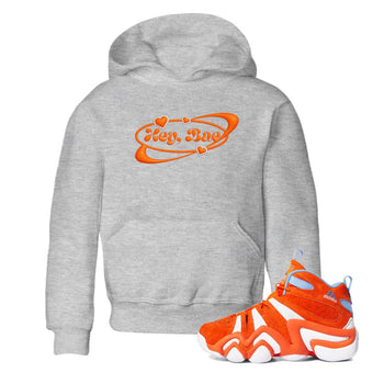 Crazy 8 Team Orange shirt to match jordans Hey Bae sneaker tees Adidas Crazy 8 Team Orange SNRT Sneaker Release Tees Baby Toddler Heather Grey 1 T-Shirt