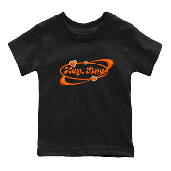 Crazy 8 Team Orange shirt to match jordans Hey Bae sneaker tees Adidas Crazy 8 Team Orange SNRT Sneaker Release Tees Baby Toddler Black 2 T-Shirt