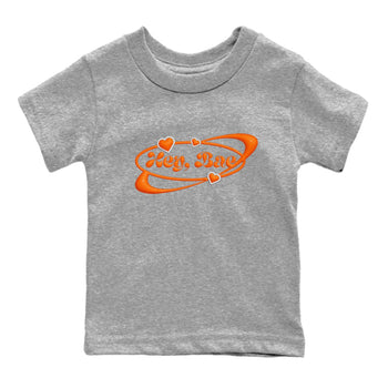 Crazy 8 Team Orange shirt to match jordans Hey Bae sneaker tees Adidas Crazy 8 Team Orange SNRT Sneaker Release Tees Baby Toddler Heather Grey 2 T-Shirt
