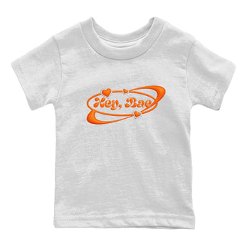 Crazy 8 Team Orange shirt to match jordans Hey Bae sneaker tees Adidas Crazy 8 Team Orange SNRT Sneaker Release Tees Baby Toddler White 2 T-Shirt