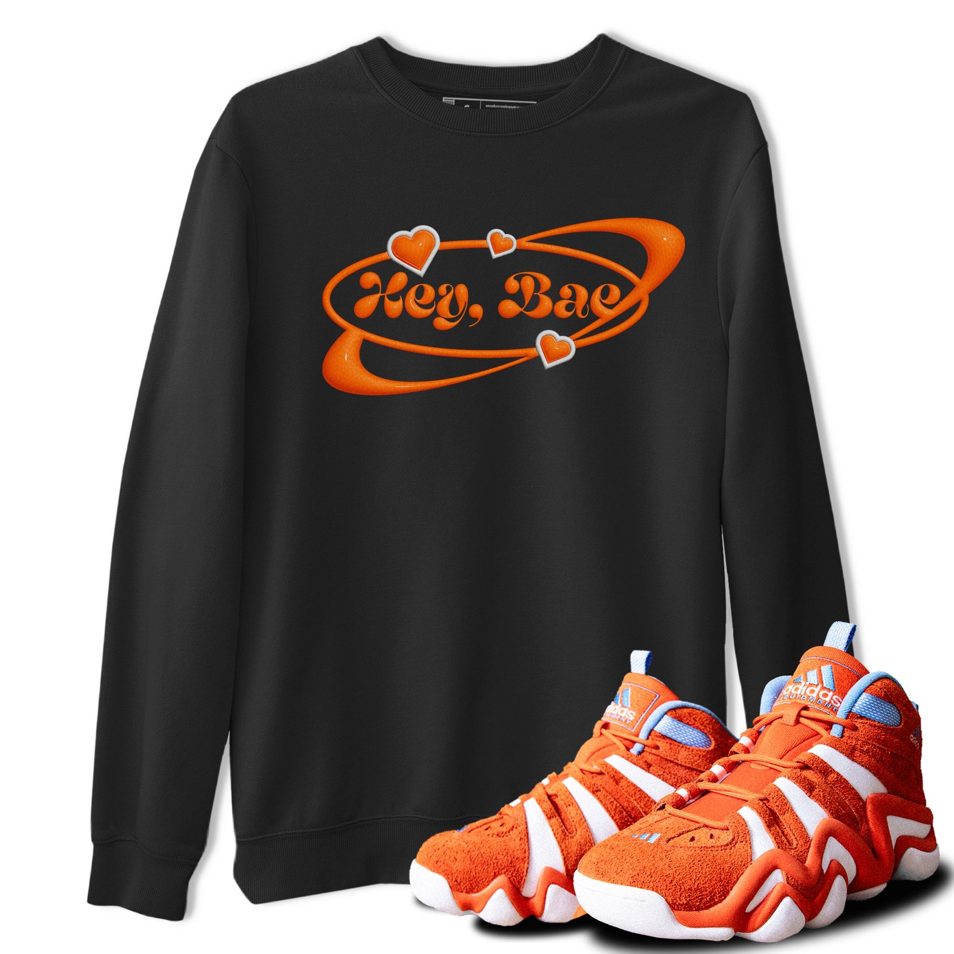 Crazy 8 Team Orange shirt to match jordans Hey Bae sneaker tees Adidas Crazy 8 Team Orange SNRT Sneaker Release Tees Unisex Black 1 T-Shirt