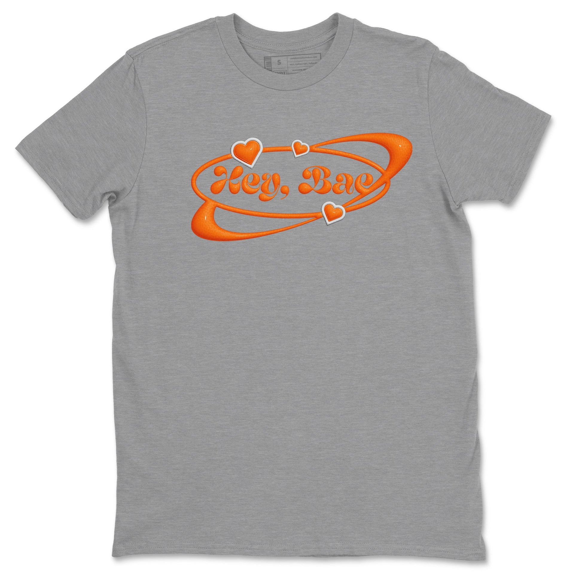 Crazy 8 Team Orange shirt to match jordans Hey Bae sneaker tees Adidas Crazy 8 Team Orange SNRT Sneaker Release Tees Unisex Heather Grey 2 T-Shirt