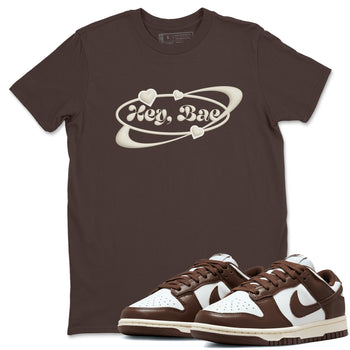 Dunk Cacao Wow shirt to match jordans Hey Bae sneaker tees Nike Dunk Cacao Wow SNRT Sneaker Release Tees Unisex Dark Chocolate 1 T-Shirt