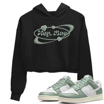 Dunk Mica Green Sneaker Match Tees Hey Bae Sneaker Tees Dunk Low Mica Green Sneaker Release Tees Women's Shirts Black 1