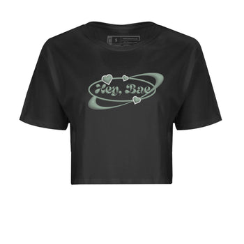 Dunk Mica Green Sneaker Match Tees Hey Bae Sneaker Tees Dunk Low Mica Green Sneaker Release Tees Women's Shirts Black 2
