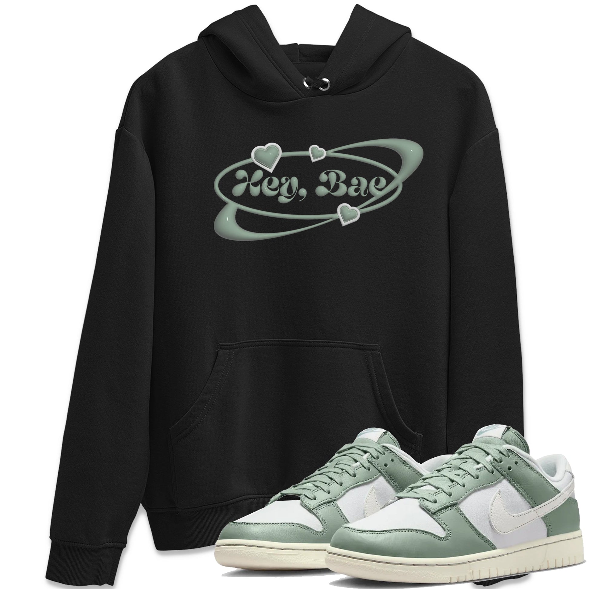 Dunk Mica Green Sneaker Match Tees Hey Bae Sneaker Tees Dunk Low Mica Green Sneaker Release Tees Unisex Shirts Black 1