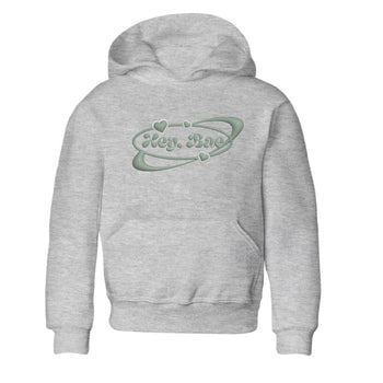 Dunk Mica Green Sneaker Match Tees Hey Bae Sneaker Tees Dunk Low Mica Green Sneaker Release Tees Kids Shirts Heather Grey 2