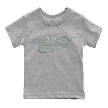Dunk Mica Green Sneaker Match Tees Hey Bae Sneaker Tees Dunk Low Mica Green Sneaker Release Tees Kids Shirts Heather Grey 2