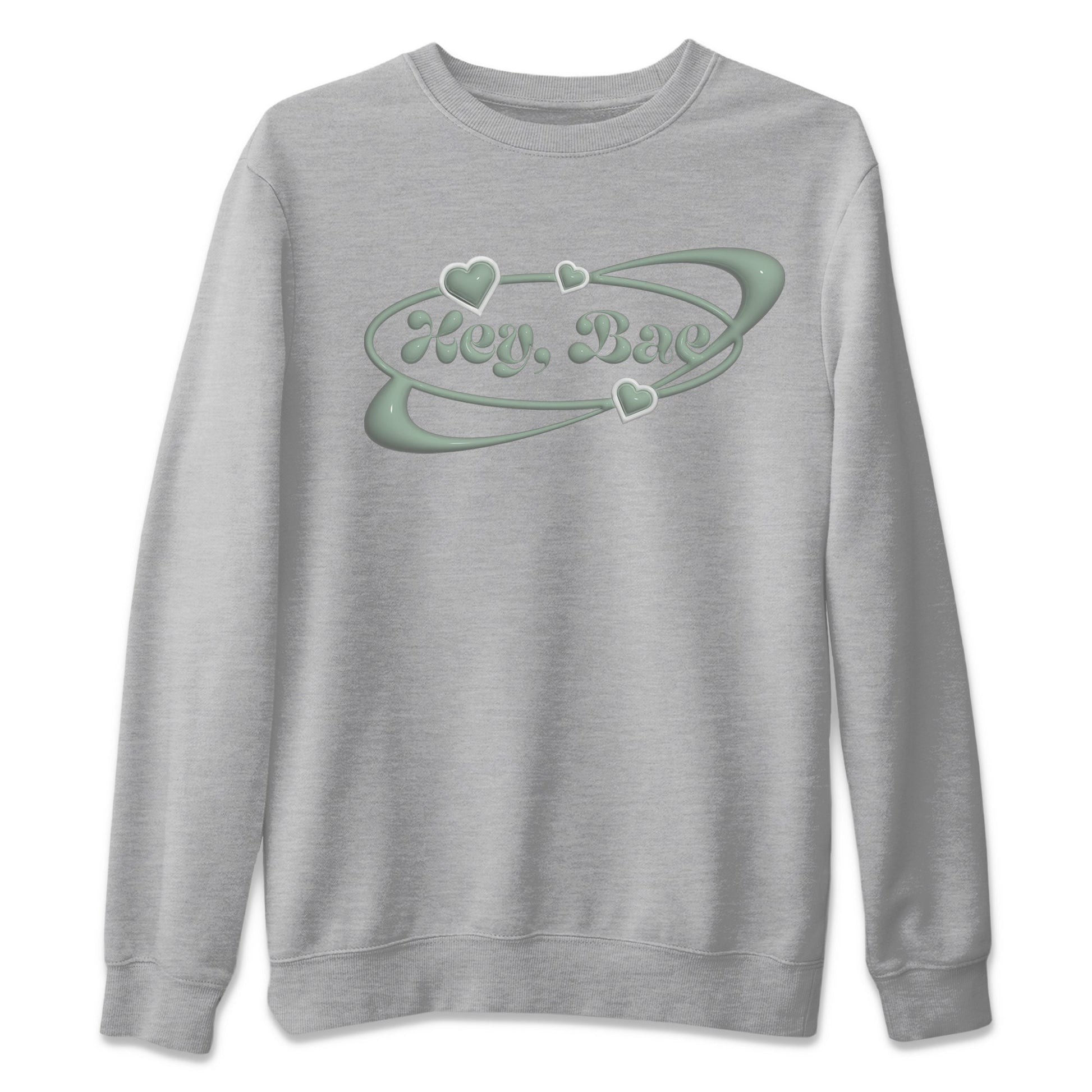 Dunk Mica Green Sneaker Match Tees Hey Bae Sneaker Tees Dunk Low Mica Green Sneaker Release Tees Unisex Shirts Heather Grey 2
