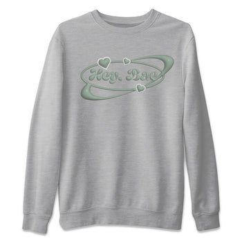 Dunk Mica Green Sneaker Match Tees Hey Bae Sneaker Tees Dunk Low Mica Green Sneaker Release Tees Unisex Shirts Heather Grey 2
