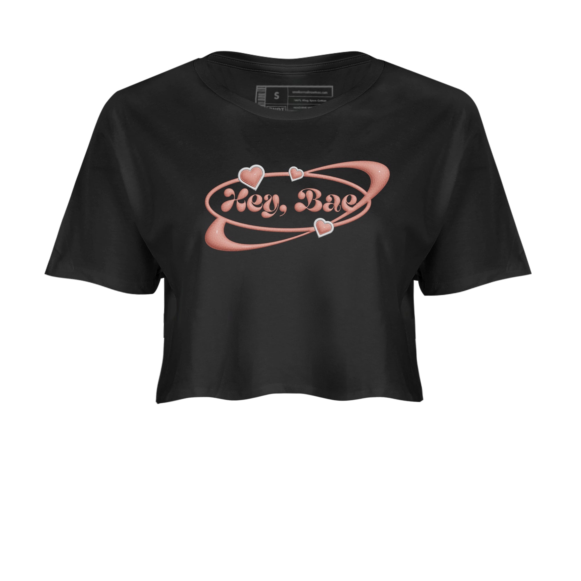 Dunk Rose Whisper shirt to match jordans Hey Bae sneaker tees Nike Dunk LowRose Whisper SNRT Sneaker Release Tees Black 2 Crop T-Shirt