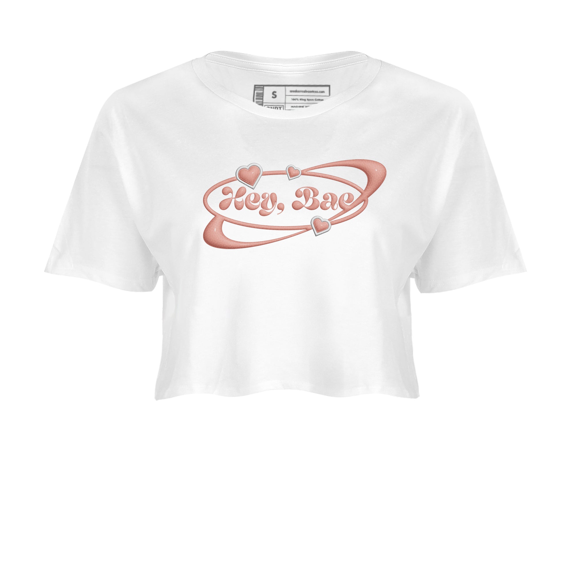 Dunk Rose Whisper shirt to match jordans Hey Bae sneaker tees Nike Dunk LowRose Whisper SNRT Sneaker Release Tees White 2 Crop T-Shirt