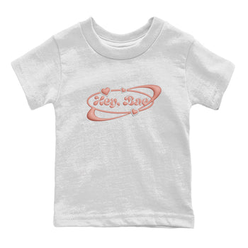 Dunk Rose Whisper shirt to match jordans Hey Bae sneaker tees Nike Dunk LowRose Whisper SNRT Sneaker Release Tees Baby Toddler White 2 T-Shirt