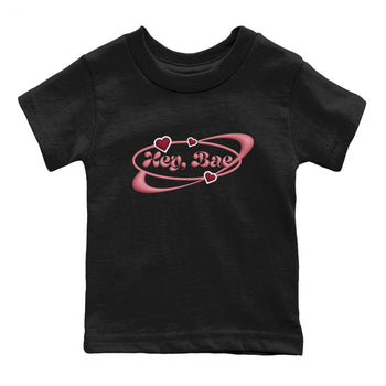 Dunk Valentines Day 2024 shirt to match jordans Hey Bae sneaker tees Dunk Happy Valentines Day 2024 SNRT Sneaker Release Tees Baby Toddler Black 2 T-Shirt