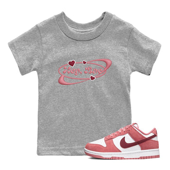 Dunk Valentines Day 2024 shirt to match jordans Hey Bae sneaker tees Dunk Happy Valentines Day 2024 SNRT Sneaker Release Tees Baby Toddler Heather Grey 1 T-Shirt